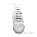 Vasos conjuntos de broto de vidro transparentes